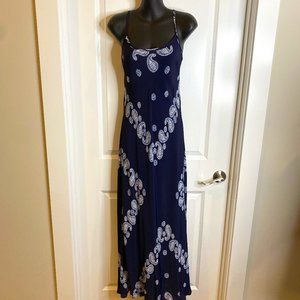 Karen Kane Long Strappy Sundress - Navy Size 10